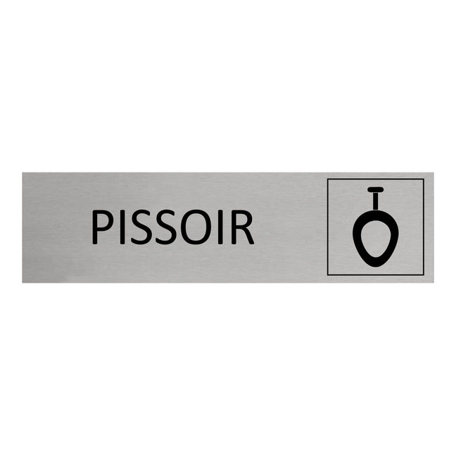 Türschild Pissoir