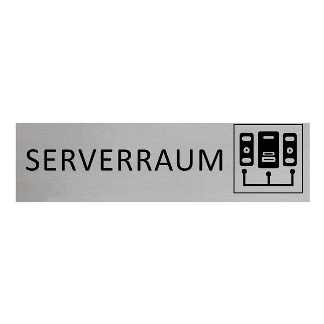 Türschild Serverraum
