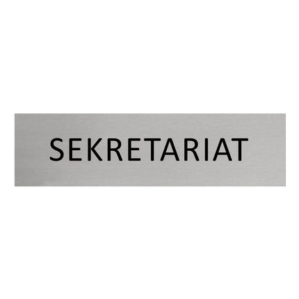 Türschild Sekretariat