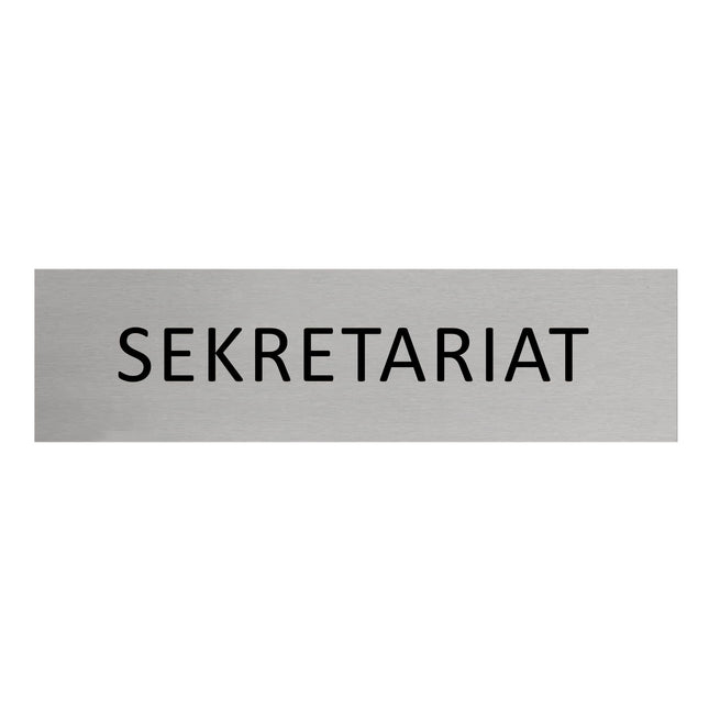 Türschild Sekretariat