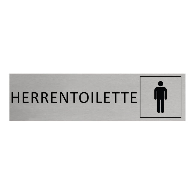 Türschild Herrentoilette