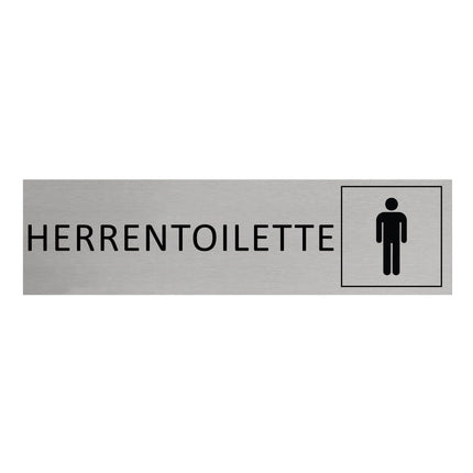 Türschild Herrentoilette