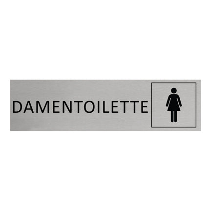 Türschild Damentoilette