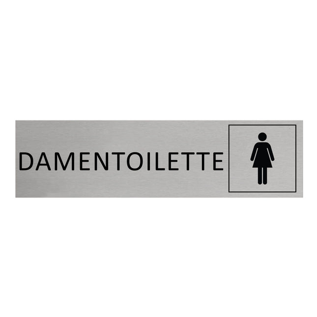 Türschild Damentoilette
