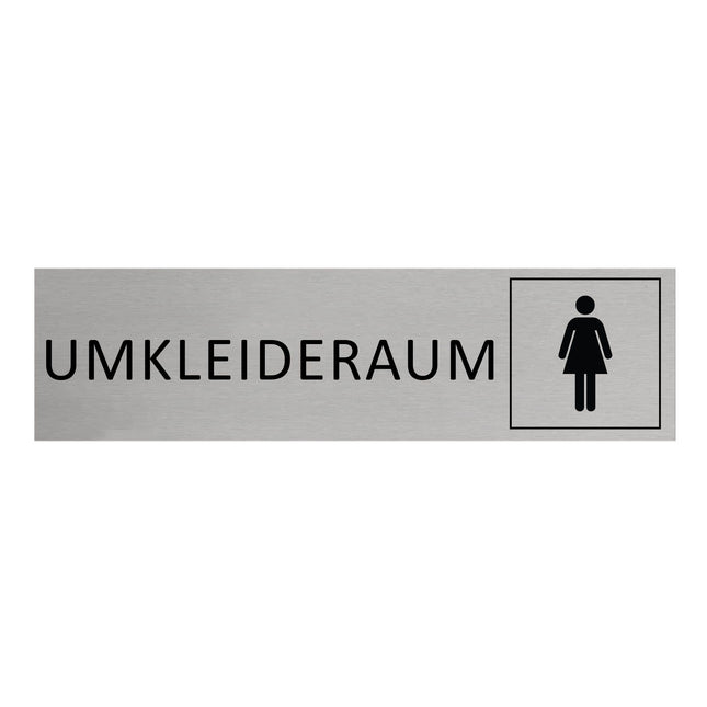 Türschild Umkleideraum Damen
