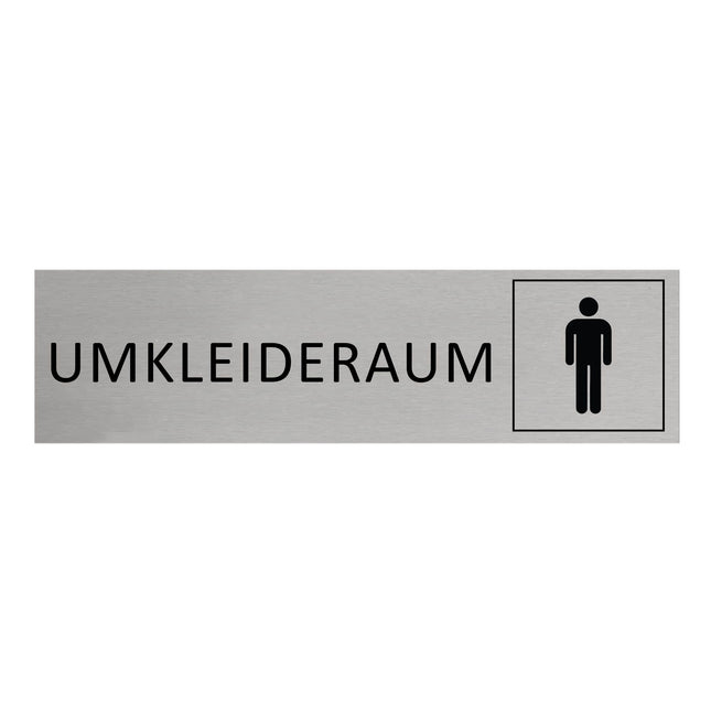 Türschild Umkleideraum Herren
