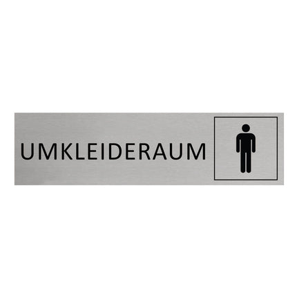 Türschild Umkleideraum Herren