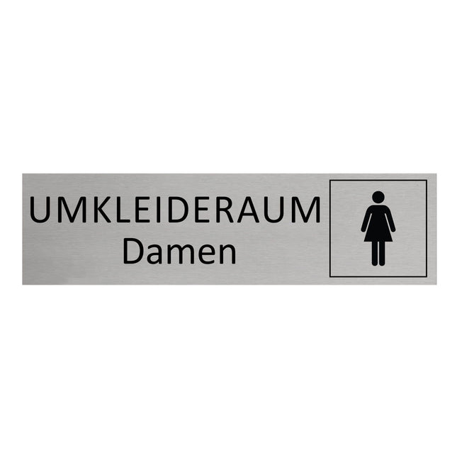 Türschild Umkleideraum Damen