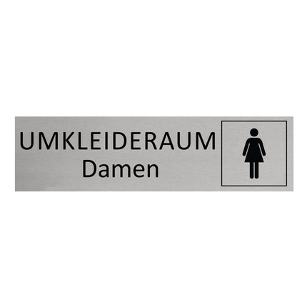 Türschild Umkleideraum Damen