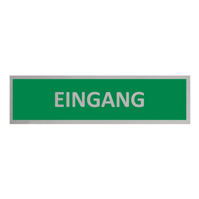 Türschild Eingang