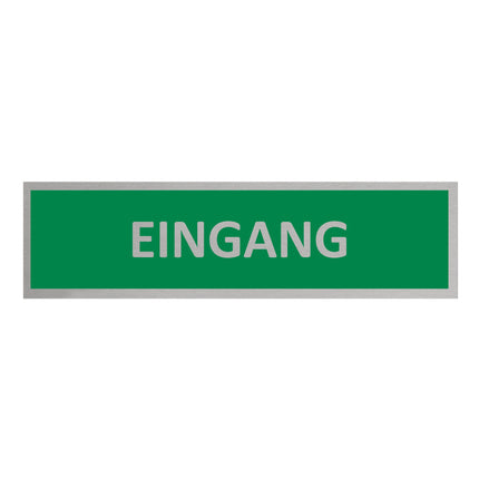 Türschild Eingang