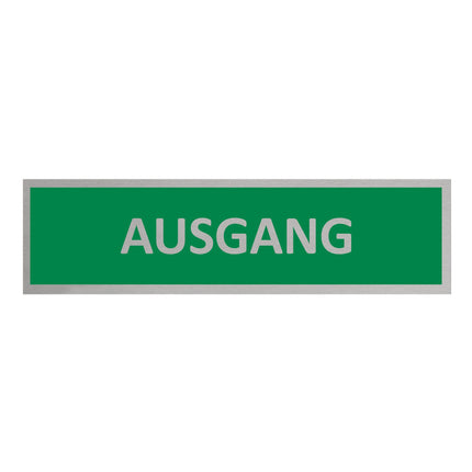 Türschild Ausgang Grün