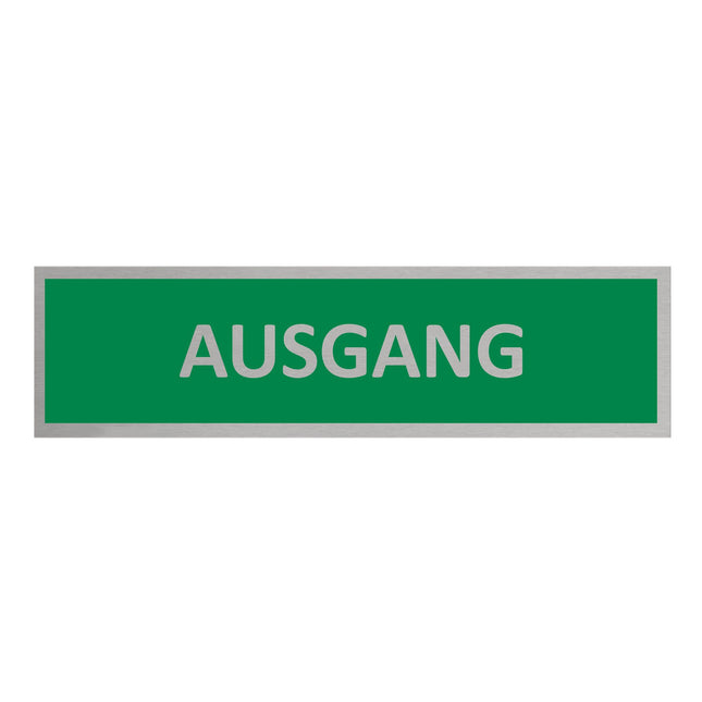 Türschild Ausgang Grün