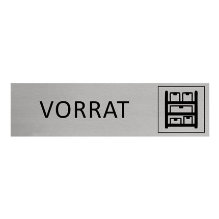 Türschild Vorrat