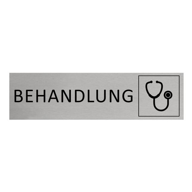 Türschild Behandlung