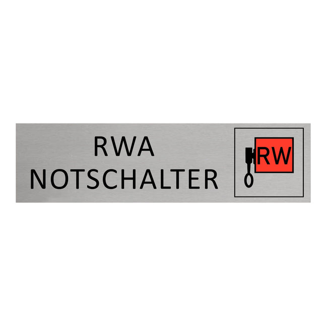 Türschild RWA Notschalter