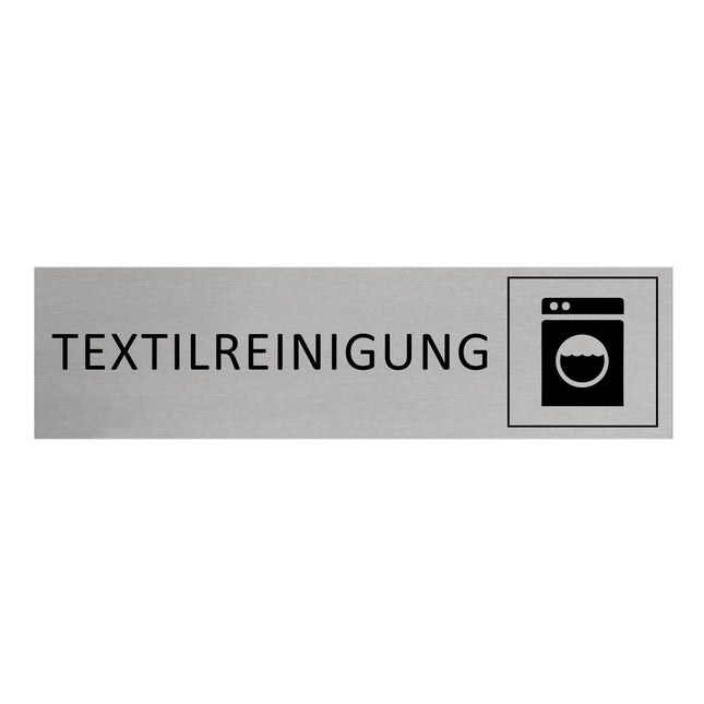 Türschild Textilreinigung