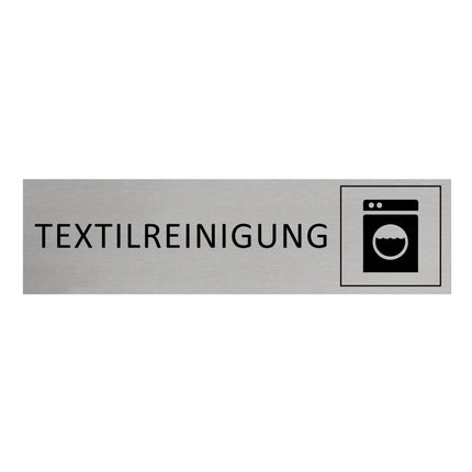 Türschild Textilreinigung
