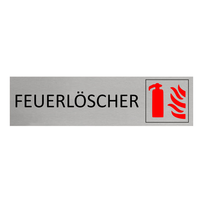 Türschild Feuerlöscher