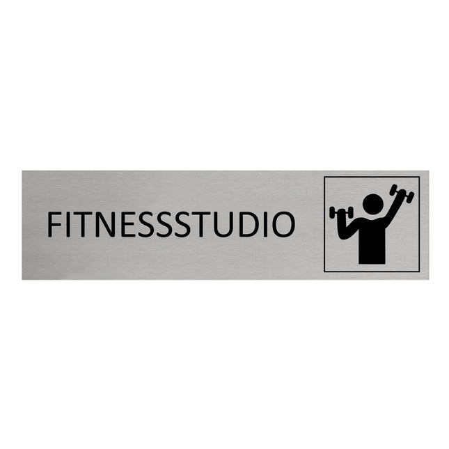 Türschild Fitnessstudio