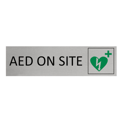 Türschild AED On Site