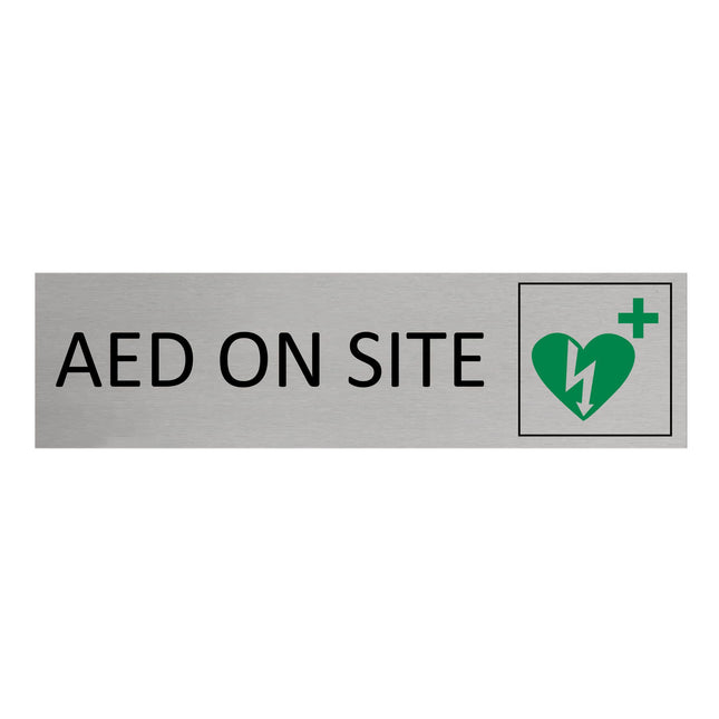 Türschild AED On Site