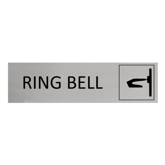 Türschild Ring Bell