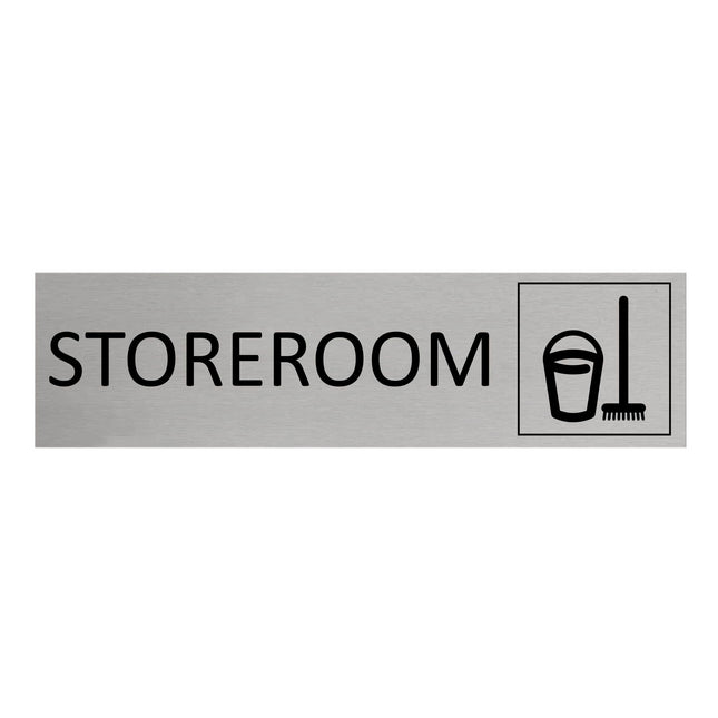Türschild Storeroom