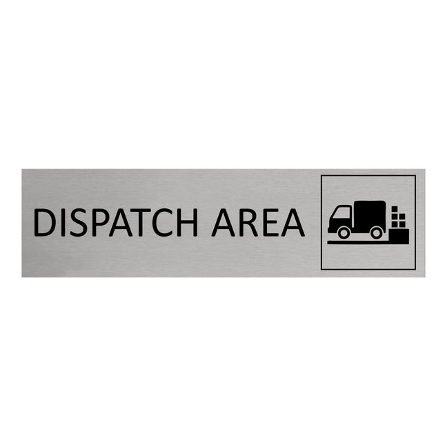 Türschild Dispatch Area