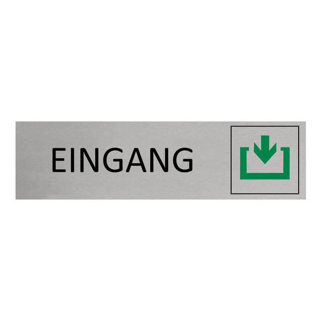 Türschild Eingang