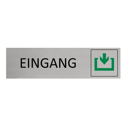 Türschild Eingang