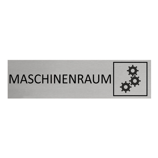 Türschild Maschinenraum