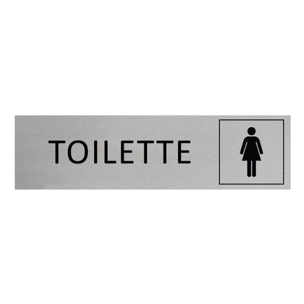 Türschild Toilette Damen