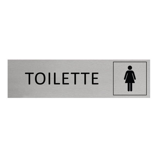 Türschild Toilette Damen
