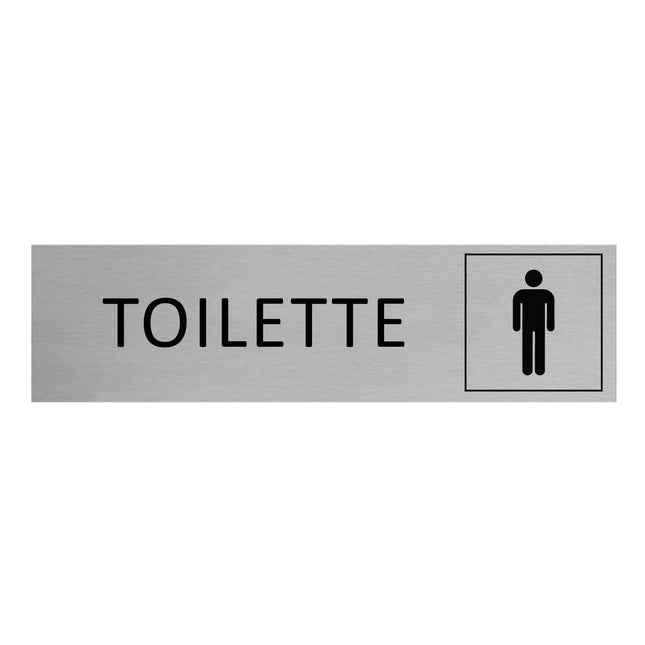 Türschild Toilette Herren