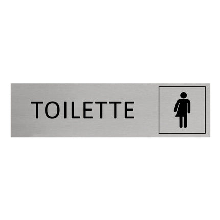 Türschild Toilette Unisex