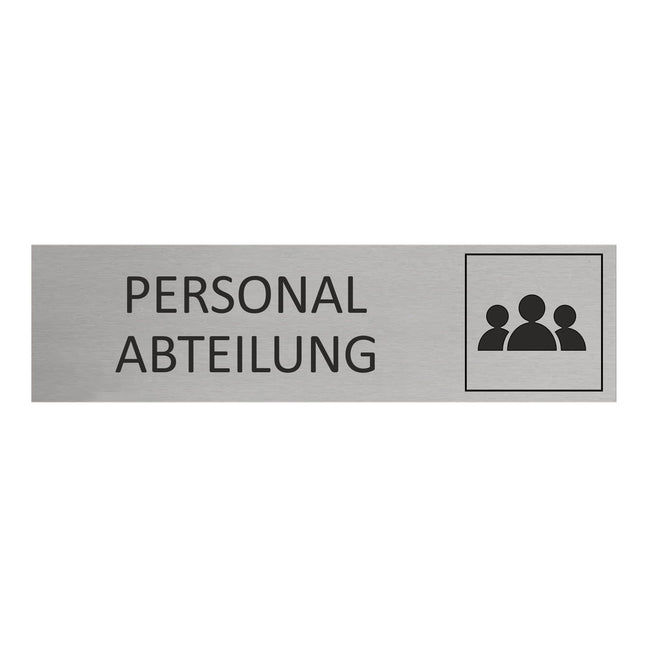 Türschild Personalabteilung