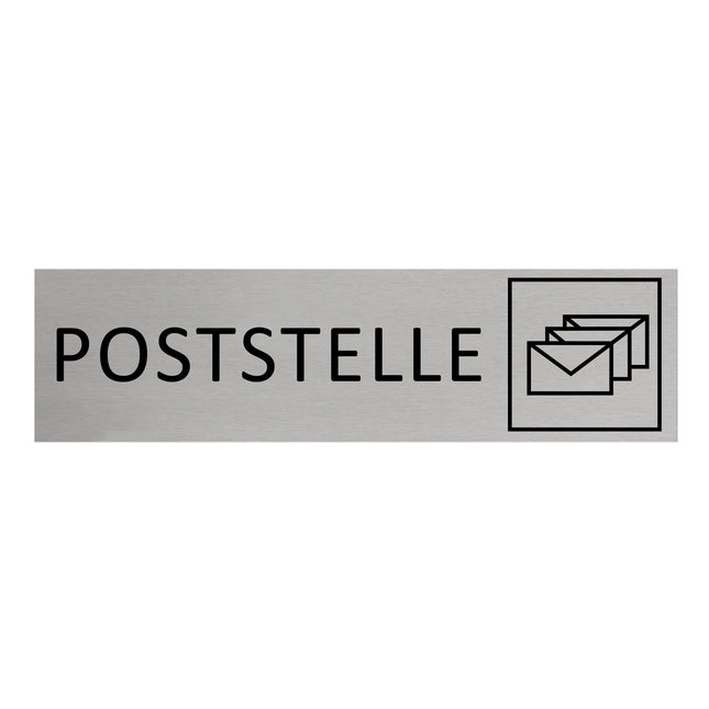 Türschild Poststelle