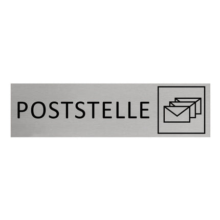 Türschild Poststelle