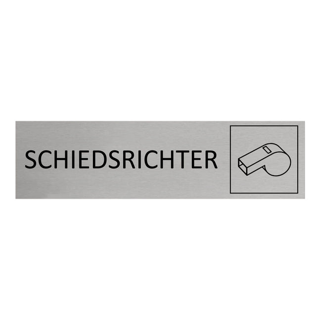 Türschild Schiedsrichter