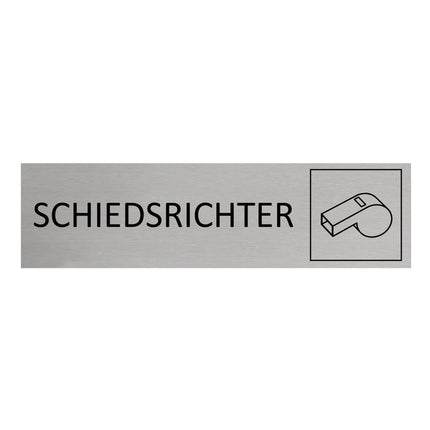 Türschild Schiedsrichter