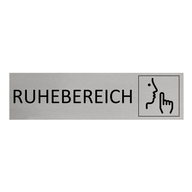 Türschild Ruhebereich
