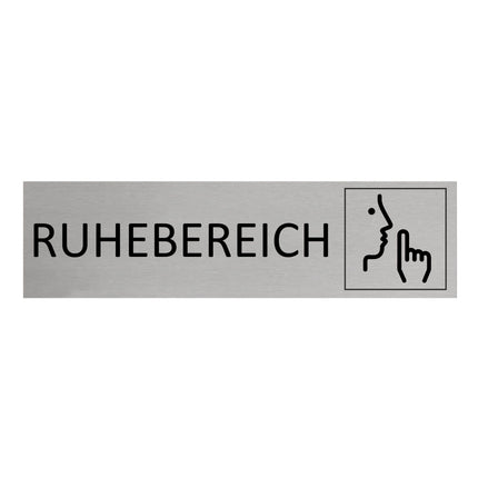 Türschild Ruhebereich