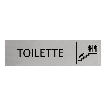 Türschild Toiletten oben