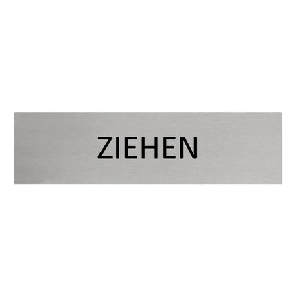 Türschild Ziehen