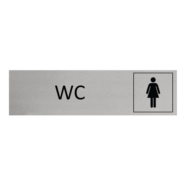 Türschild WC Damen