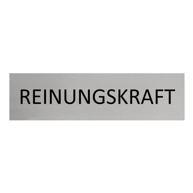 Türschild Reinigungskraft