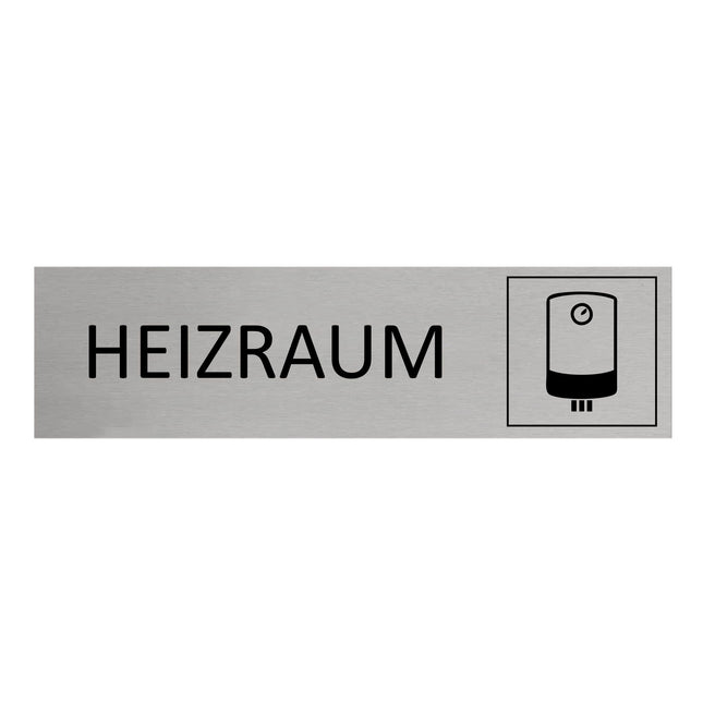 Türschild Heizraum