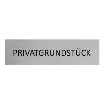Türschild Privatgrundstück