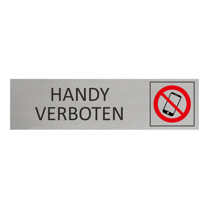 Türschild Handys verboten